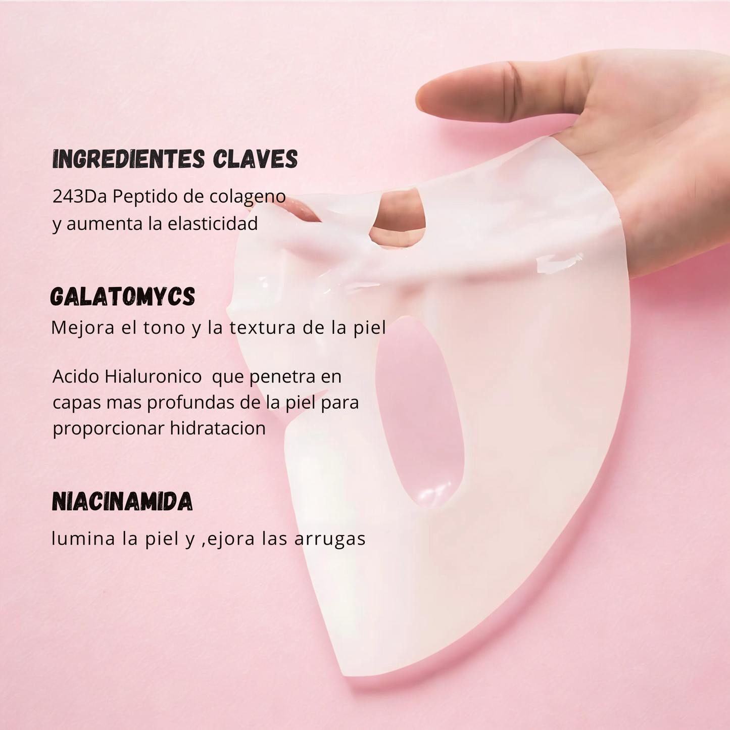 Glozie: Mascarilla de Colágeno