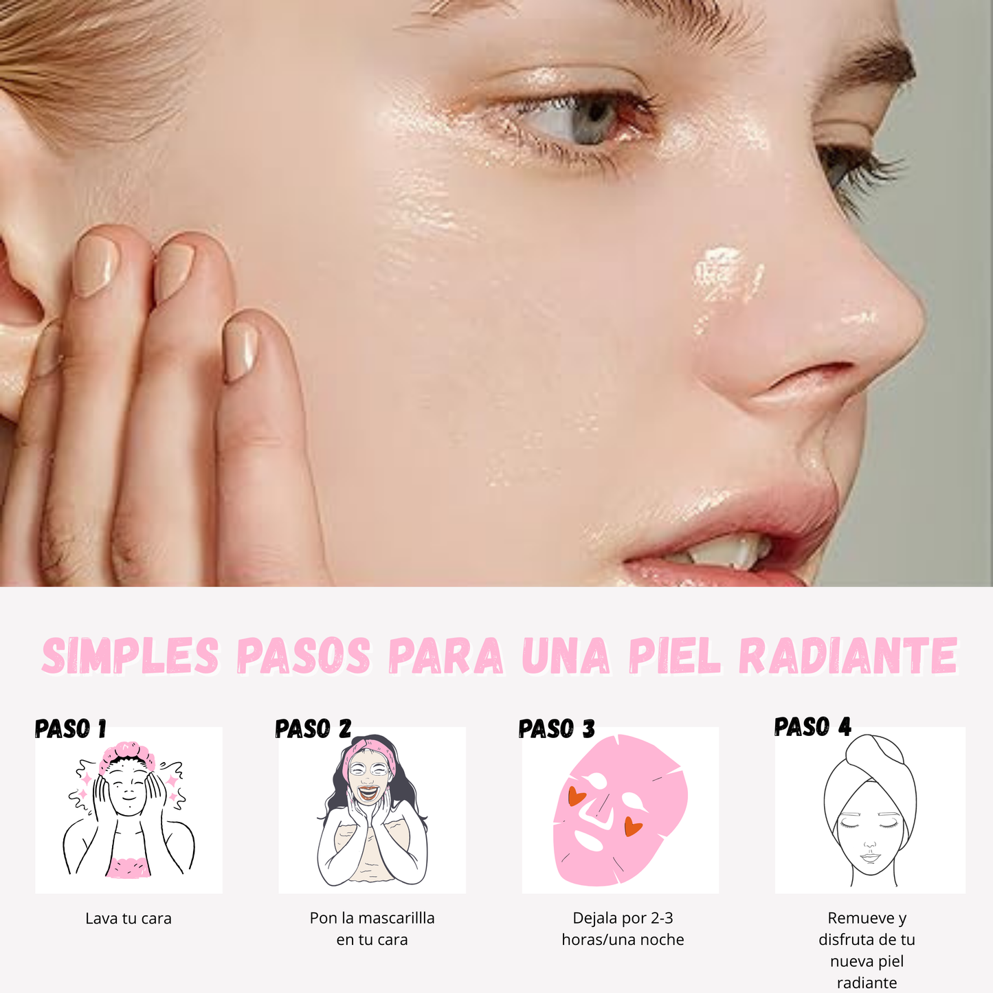 Glozie: Mascarilla de Colágeno